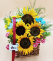 MOD AE031  canasta de girasoles