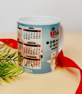 TAZA CALENDARIO NAVIDEÑA