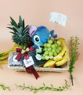 CANASTA DE FRUTA MAS PELUCHE