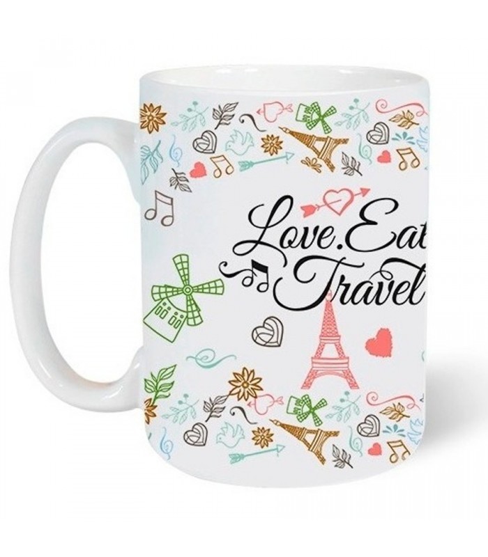 Taza blanca 15 oz personalizable