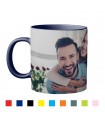 Taza con asa e interior de color personalizable