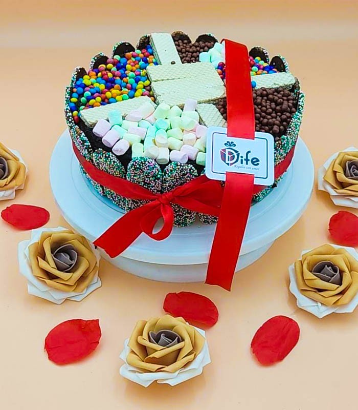 PERSONALIZED CARAMEL CAKE
