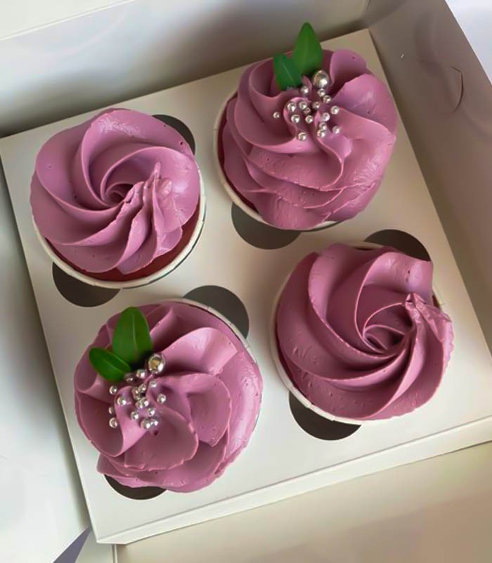 BOX DE 4 CUPCAKE